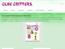 Tablet Screenshot of claycritters.com